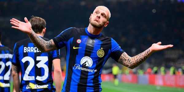 L’Inter torna in vetta: il Frosinone di Soulé ko con un eurogol e un rigorino
