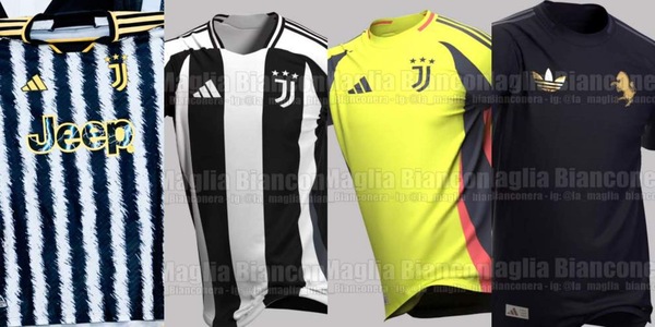 Juve, le maglie della prossima stagione: strisce larghe e gusto vintage