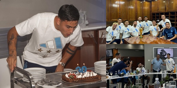Dybala, compleanno in Argentina tra ex Juve, candeline e scherzi in allenamento