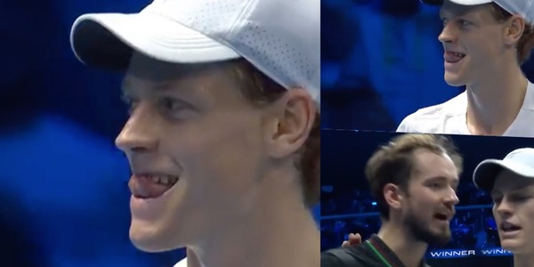 Sinner batte Medvedev in semifinale: l’esultanza dopo la vittoria diventa virale
