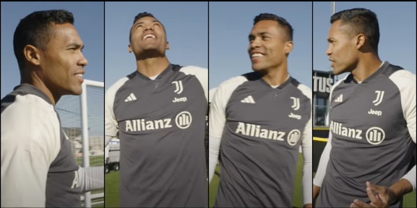 Alex Sandro "porta il sole" in casa Juve: il divertente siparietto