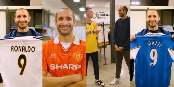 Chiellini e la maglia Juve preferita: "Donai la mia, ora la sto cercando..."
