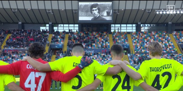 Foto di Pulici sul maxischermo: morte Juliano, la gaffe dell'Udinese