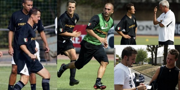 Schumacher e quell'allenamento con la Juve di Del Piero e Lippi