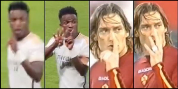 Chiamatelo Totti Vinicius: "quattro e zitti" al Barcellona come con la Juve...