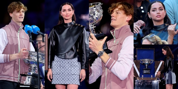 Sinner batte Medvedev sotto gli occhi di Ana de Armas: la finale per immagini