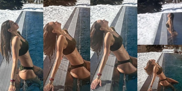 Berrettini e Satta, è crisi San Valentino? Melissa sola e sexy in vacanza