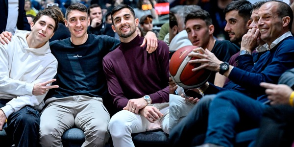 La tripla Juve! Allegri, ecco il basket: dopo calcio e tennis…