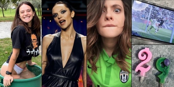 Francesca Michielin, 29 anni con Rugani-gol. Ma il commento Juve è amaro