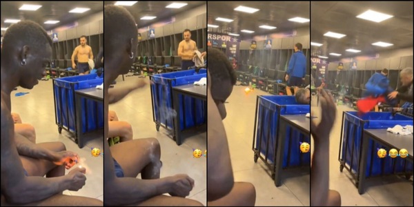 Balotelli ci ricasca: petardi nello spogliatoio dopo l'incendio sfiorato