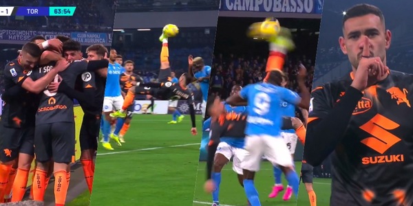 Napoli-Toro, Sanabria illumina il Maradona: la rovesciata è incredibile!