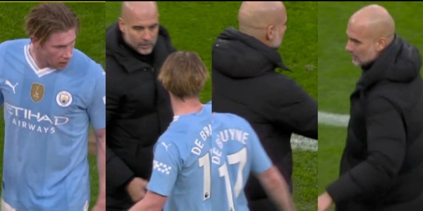 De Bruyne-Guardiola, che litigio in campo! Cosa sta succedendo al City?