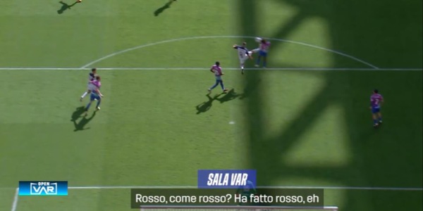 Krstovic, il grottesco audio Var: “Gli dà giallo. Ah rosso? Allora ok”