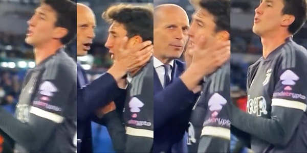 Cambiaso contro Allegri per il cambio: la frase a bordocampo