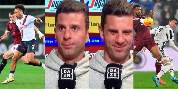 Motta poker face, ma che sorrisone quando nominano Vlahovic! E c'entra Allegri