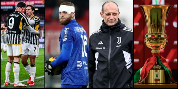 "Vlahovic e Chiesa non si discutono. Di Gregorio? Da Juve. Allegri è sereno"