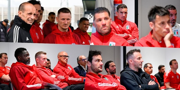 Allegri, lezioni di calcio ai tecnici del futuro: da Padoin a Ba, li riconoscete?