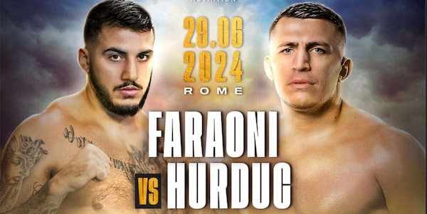 Kickboxing: Roma ospiterà la sfida mondiale tra Faraoni e Hurduc