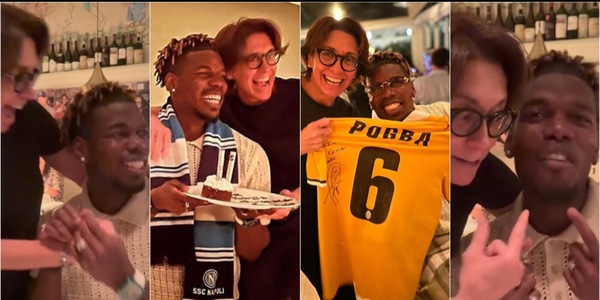Pogba a Capri con la sciarpa del Napoli: il "Forza Juve" e i tifosi confusi