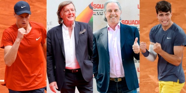 Panatta-Bertolucci senza freni: "Il carro di Sinner, Alcaraz e la maglia orrenda”