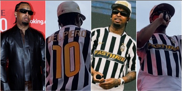 Juve, un altro rapper ti indossa: 21 Savage live con la maglia di Del Piero