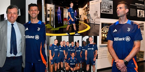 Thiago Motta entra nel mondo Juve: visita al Museo insieme a Giuntoli