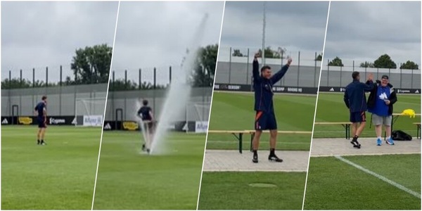 Juve, Motta e il “lato burlone": fa la doccia a Colinet!