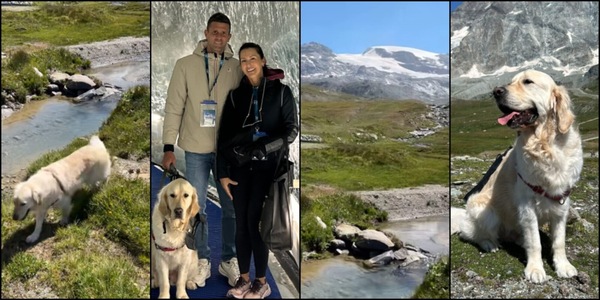 Thiago Motta, relax in montagna prima del Verona: con lui la moglie e Hugo