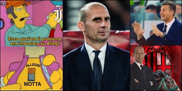 Motta senza champagne e l'ombra di Allegri: ironie su Juve-Roma e non solo