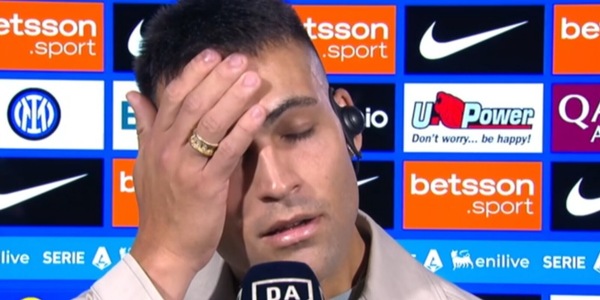 Lautaro Martinez a nudo: l’amara confessione in tv a Vieri dopo il ko nel derby