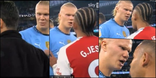 Haaland furioso dopo City-Arsenal: la frase ad Arteta e il litigio con Jesus