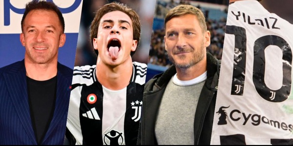 Totti e il paragone Del Piero-Yildiz: “La 10 pesa, servono spalle larghe"