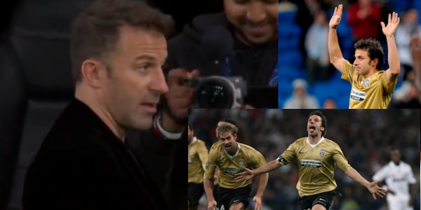 Del Piero, il Bernabeu si alza in piedi: 16 anni dopo a Madrid, "incredibile"