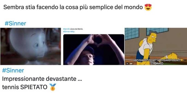 Tutti pazzi per Sinner, tifosi in delirio sui social: "È devastante"