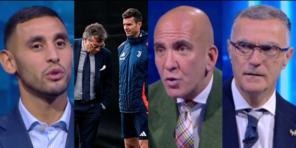 Bergomi e Di Canio non se la tengono sulla Juve. Giuntoli esaltato dall'ex