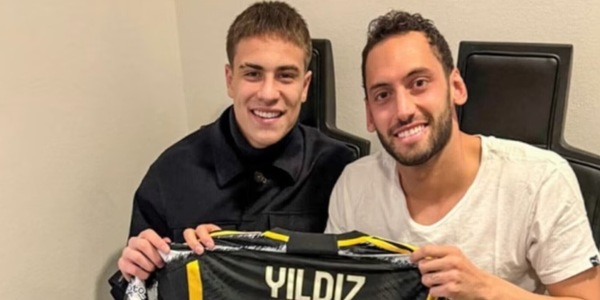 Yildiz-Calhanoglu oltre Juve-Inter: il gesto del nerazzurro fuori dal campo