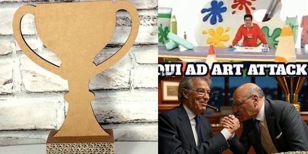 L’Inter mostra lo Scudetto di Calciopoli, bufera social: “Il vostro Art Attack”