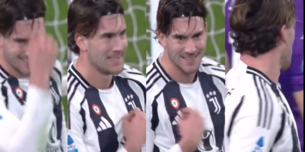 Vlahovic e la parata di De Gea: qua serve il segno della croce...