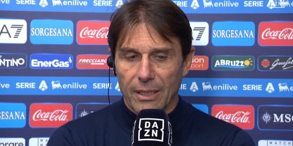 Conte: “Il Napoli sta crescendo tanto. Kvaratskhelia? Sono deluso con me stesso"