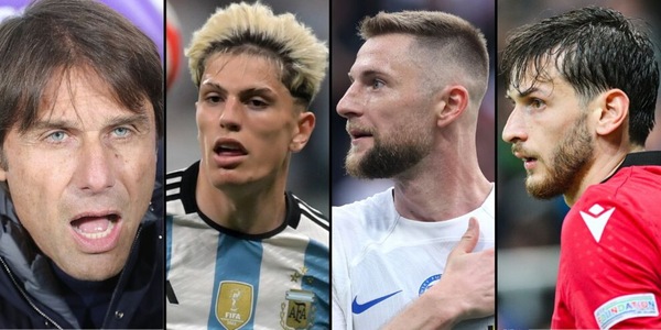 Napoli, Skriniar e Garnacho! Conte scatenato, Kvara al Psg per lo Scudetto