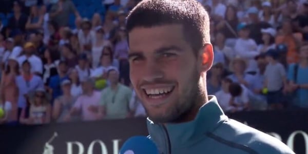 Alcaraz batte Borges e promette: “Ecco cosa mi tatuo se vinco gli Australian Open"