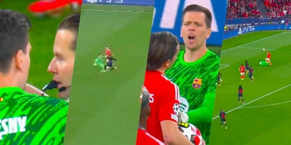 Szczesny, doppio errore clamoroso in Benfica-Barcellona: Pavlidis tripletta!