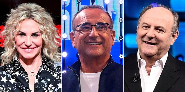 Sanremo 2025, la Clerici e Gerry Scotti con Carlo Conti: i retroscena