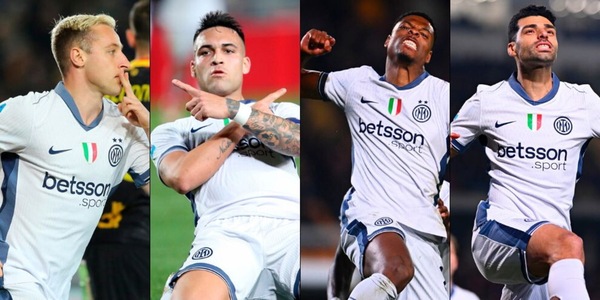 Frattesi, Lautaro, Dumfries e Taremi: è poker Inter a Lecce