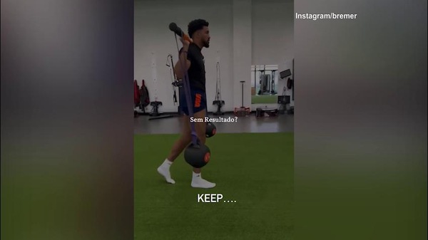 Juve, allenamento in palestra per Bremer