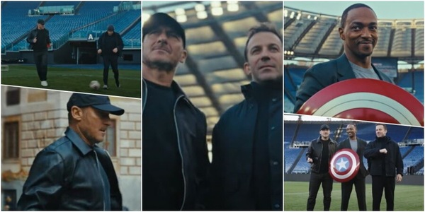 Del Piero e Totti spuntano in…Captain America: attori per un giorno