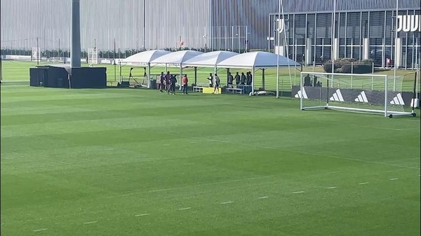 Juventus, le immagini dell'allenamento in vista del Psv