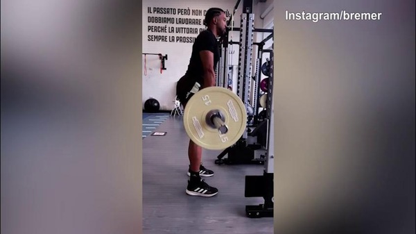 Juventus, Bremer al lavoro in palestra