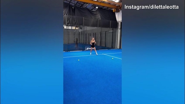 Diletta Leotta e un pomeriggio dedicato al Padel