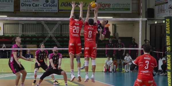 Macerata vince ancora al tie break, Porto Viro ko